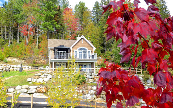 Chalet à louer avec spa privé pour personne seule, couple ou 4 personnes tout équipé