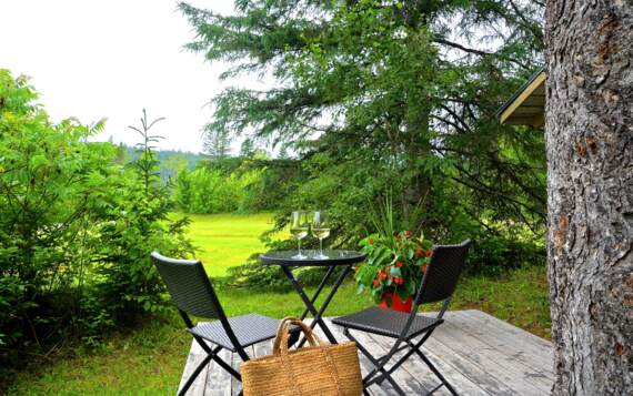Private terrace chalet to rent for 1 or 2 Domaine MCCormick fully equipped