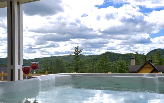 Private hot tubs cottage to rent for 4 peoples Saint-Come